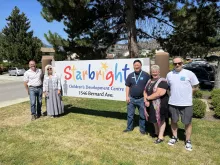 Kane and members at Starbright Child Development Centre